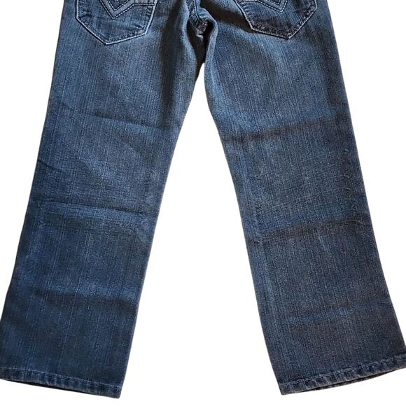 The Jean People Hollywood Boys Jeans Size 8 Black Washed Straight Leg Adjustable - Picture 11 of 11